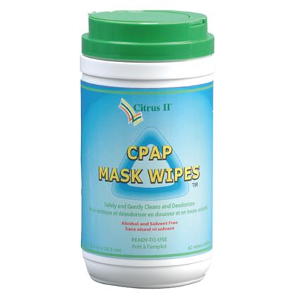 Citrus II CPAP Mask Cleaner Wipes  Tub-62